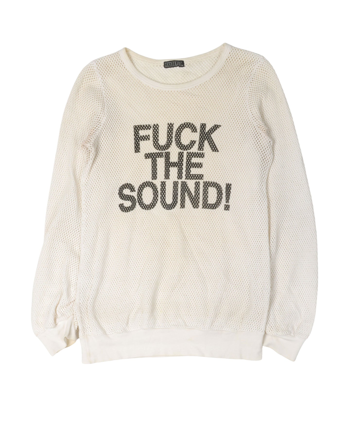 Fuck The Sound Mesh Long Sleeve T-Shirt