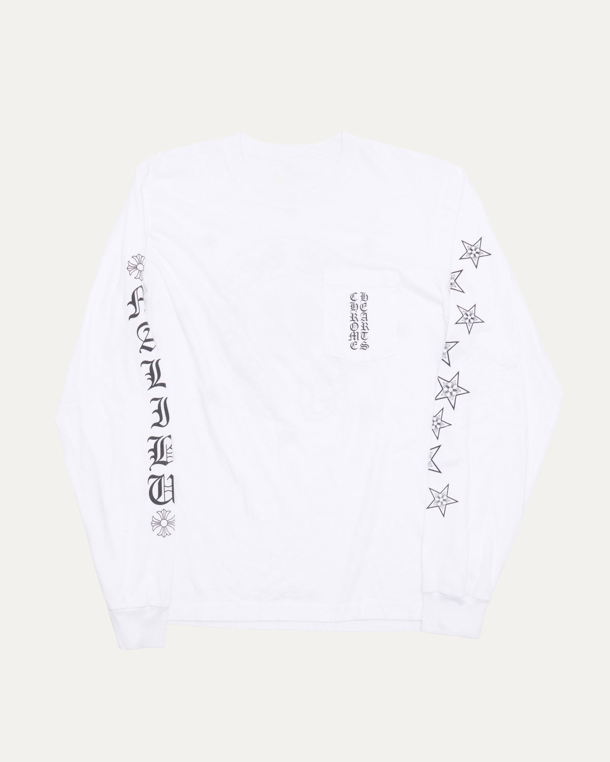 Malibu Vertical Logo Long Sleeve Pocket T-Shirt