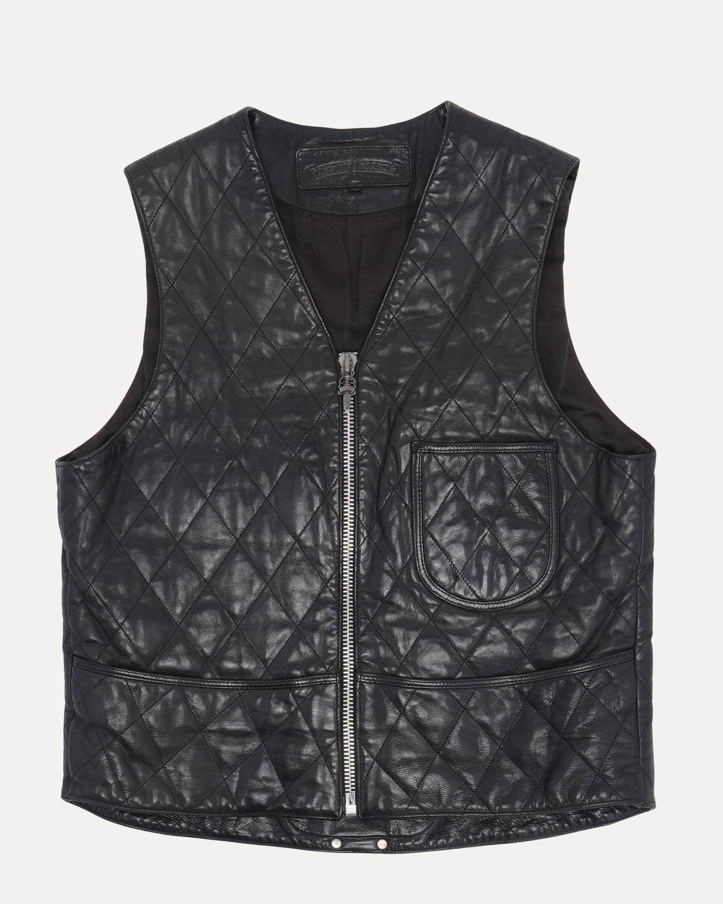Quilted Leather Vest