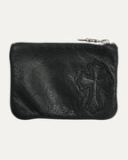 Cross Patch Zip Wallet