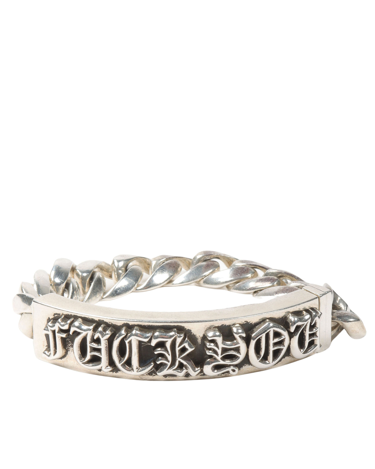 "FUCK YOU" ID Bracelet
