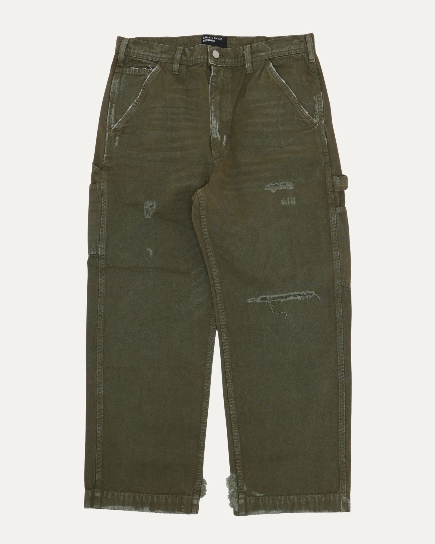 Distressed Paint Pants