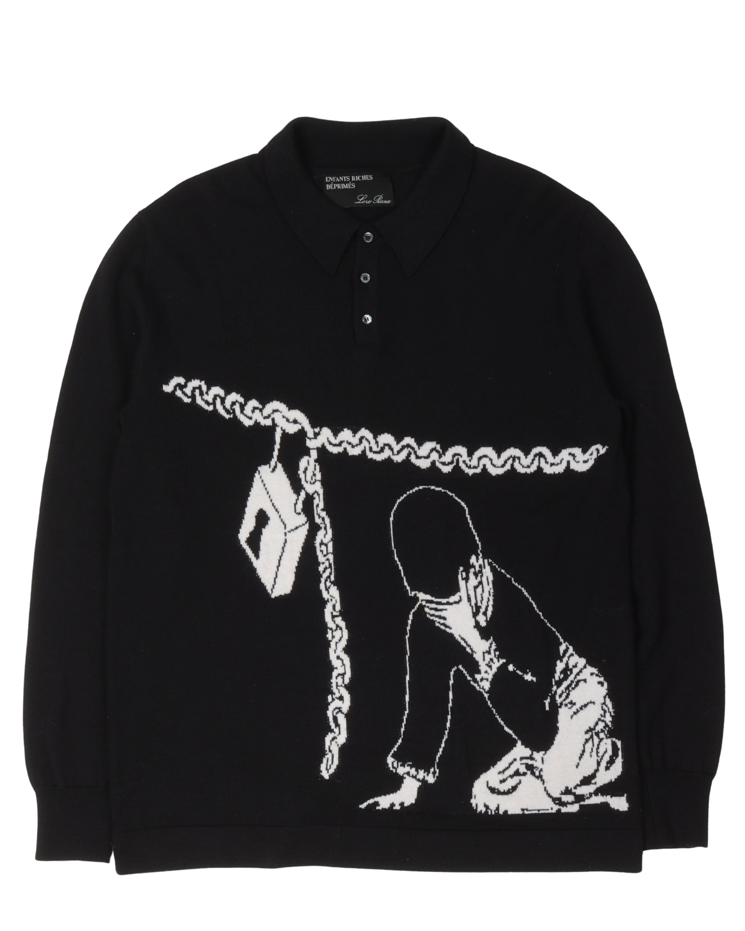 Enfants Riches Deprimes Loro Piana Boy With Chain Sweater