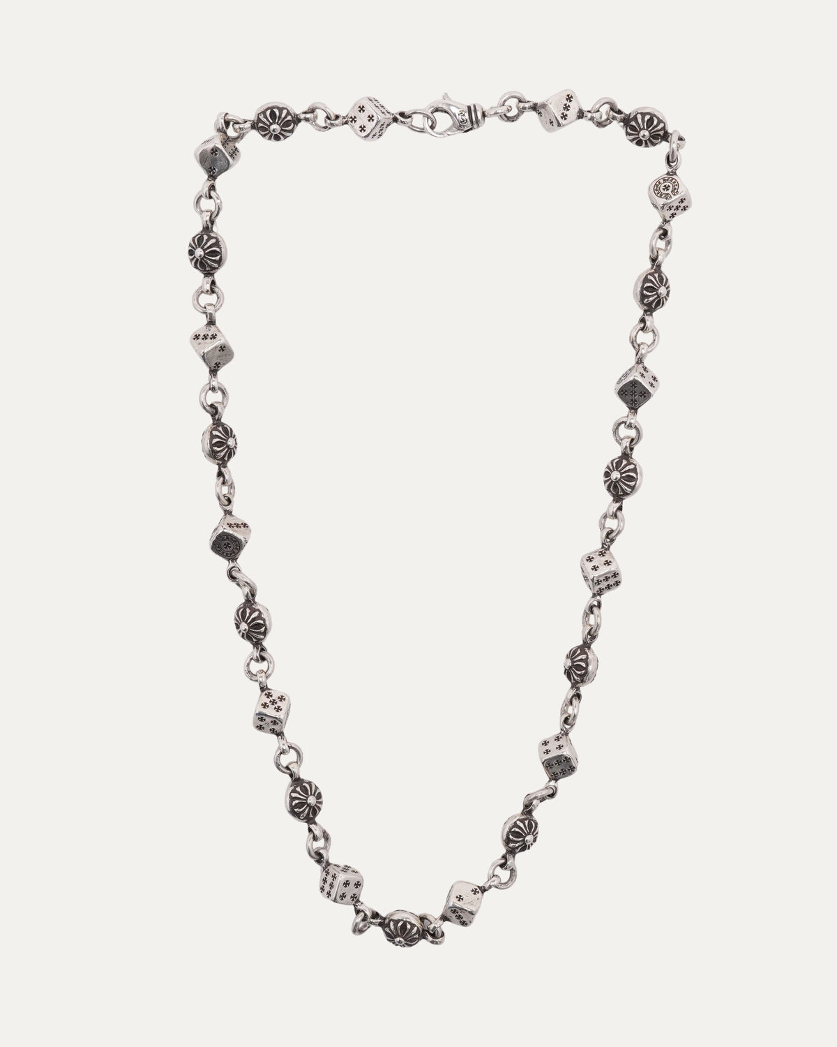 Dice and Plus Ball Necklace