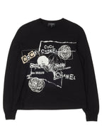 Crystal Embellished Long Sleeve T-Shirt