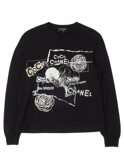 CHANEL BOUTIQUE ブラック長袖Tシャツ 1_5bd9ccbd-ed27-471f-adf9-