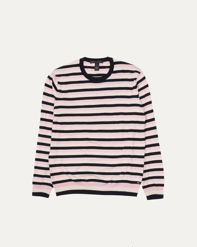 Silk-Cashmere Blend Striped Sweater