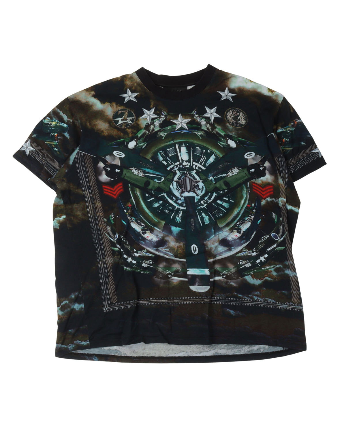 Fighter Jet Print T-Shirt