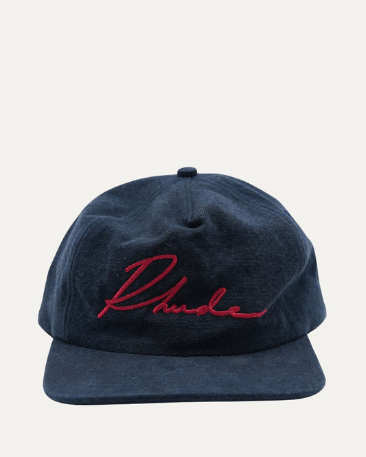 Canvas Embroidered Script Logo Hat
