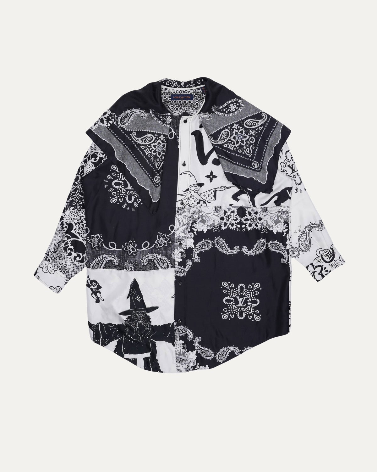 Silk Scarf Overshirt