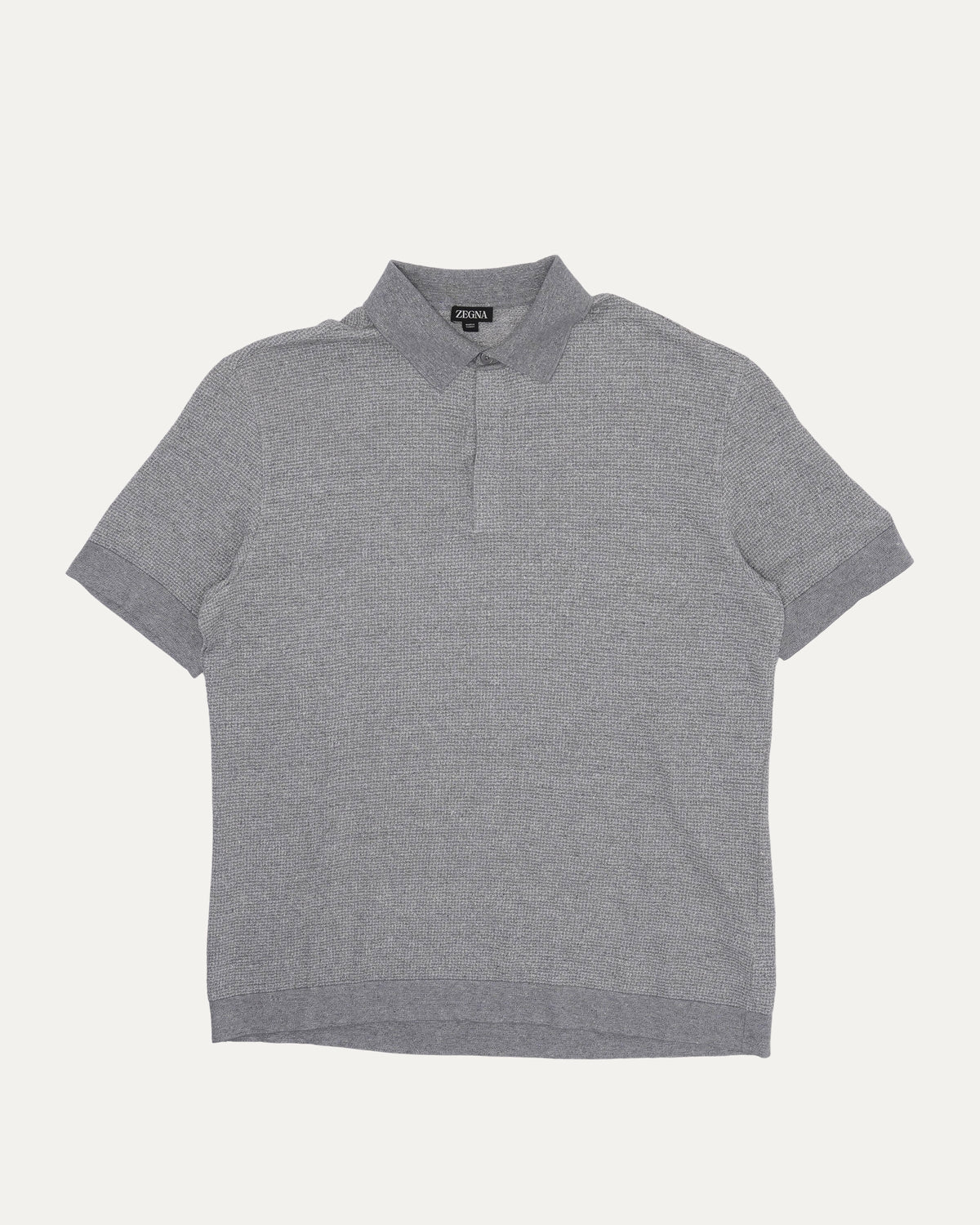Linen-Silk Blend Polo