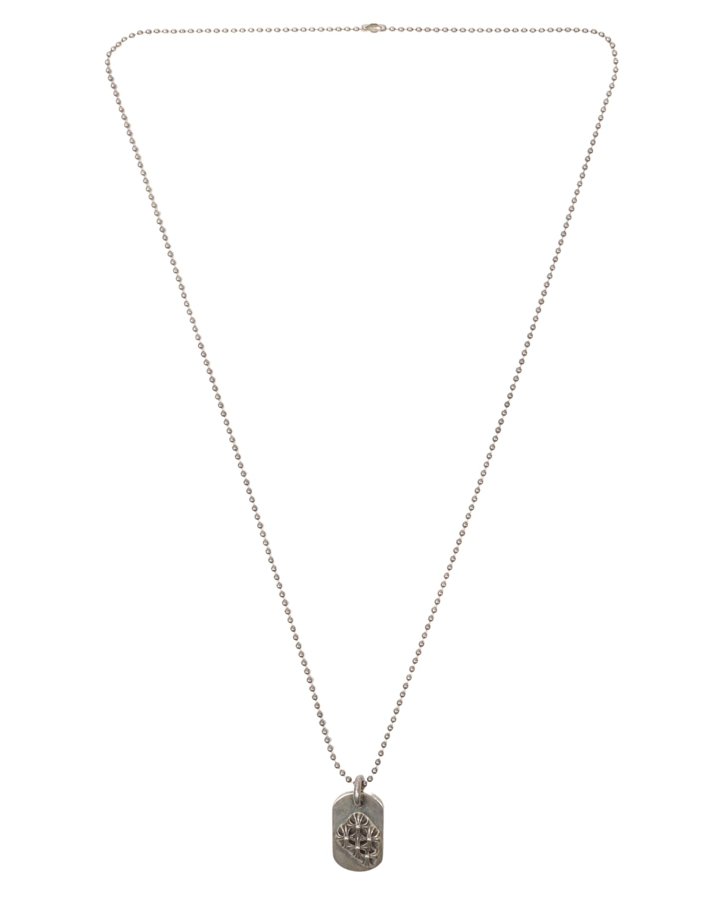 Multicross Mini Dog Tag Pendant w/ Chain