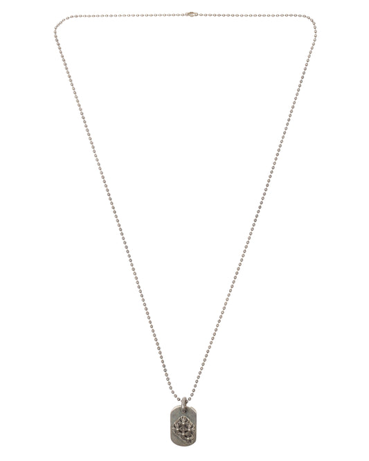 Multicross Mini Dog Tag Pendant w/ Chain