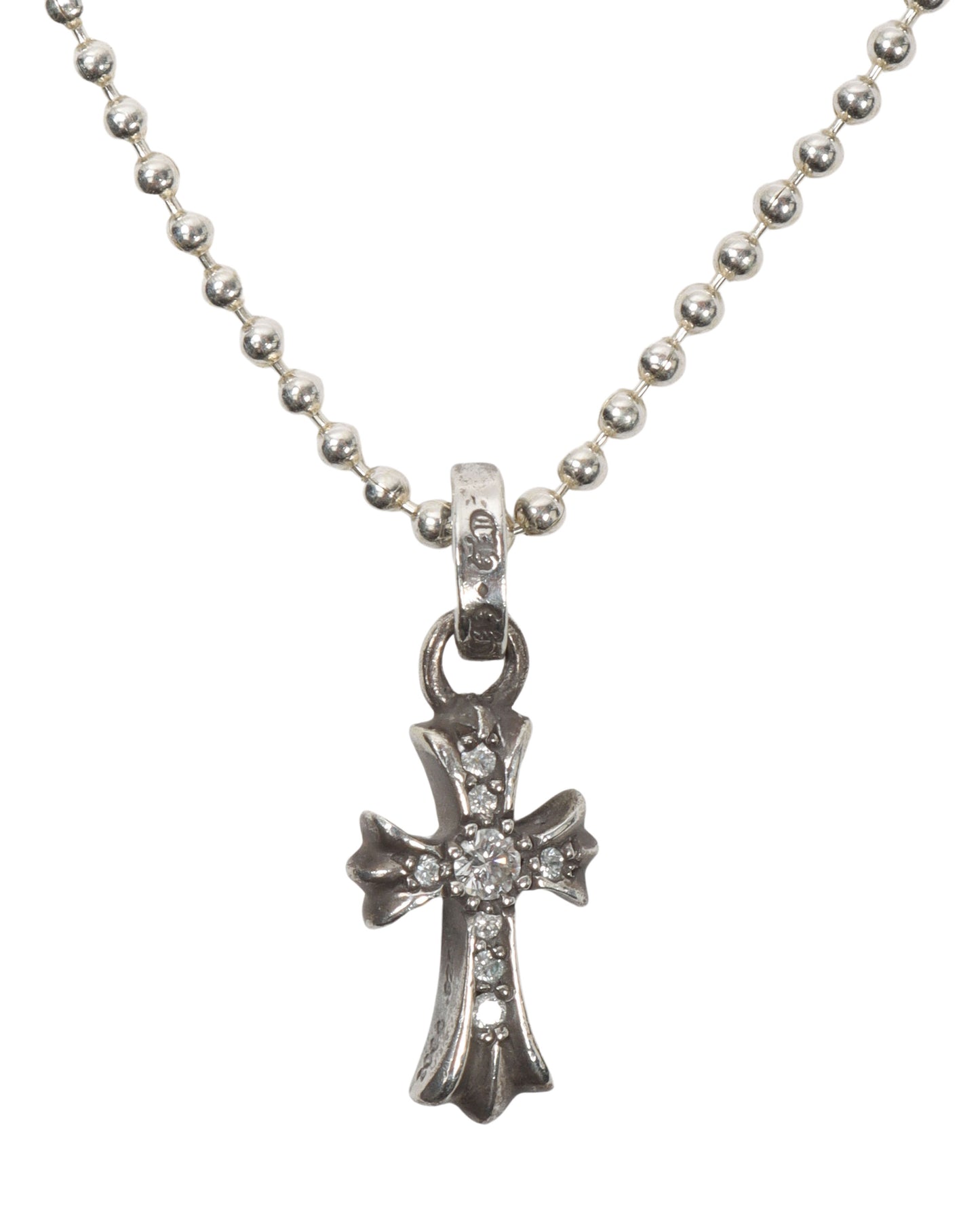 Diamond Cross Pendant w/ Chain