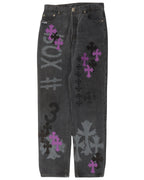 Online Exclusive Levi's Cross Patch Stencil Jeans