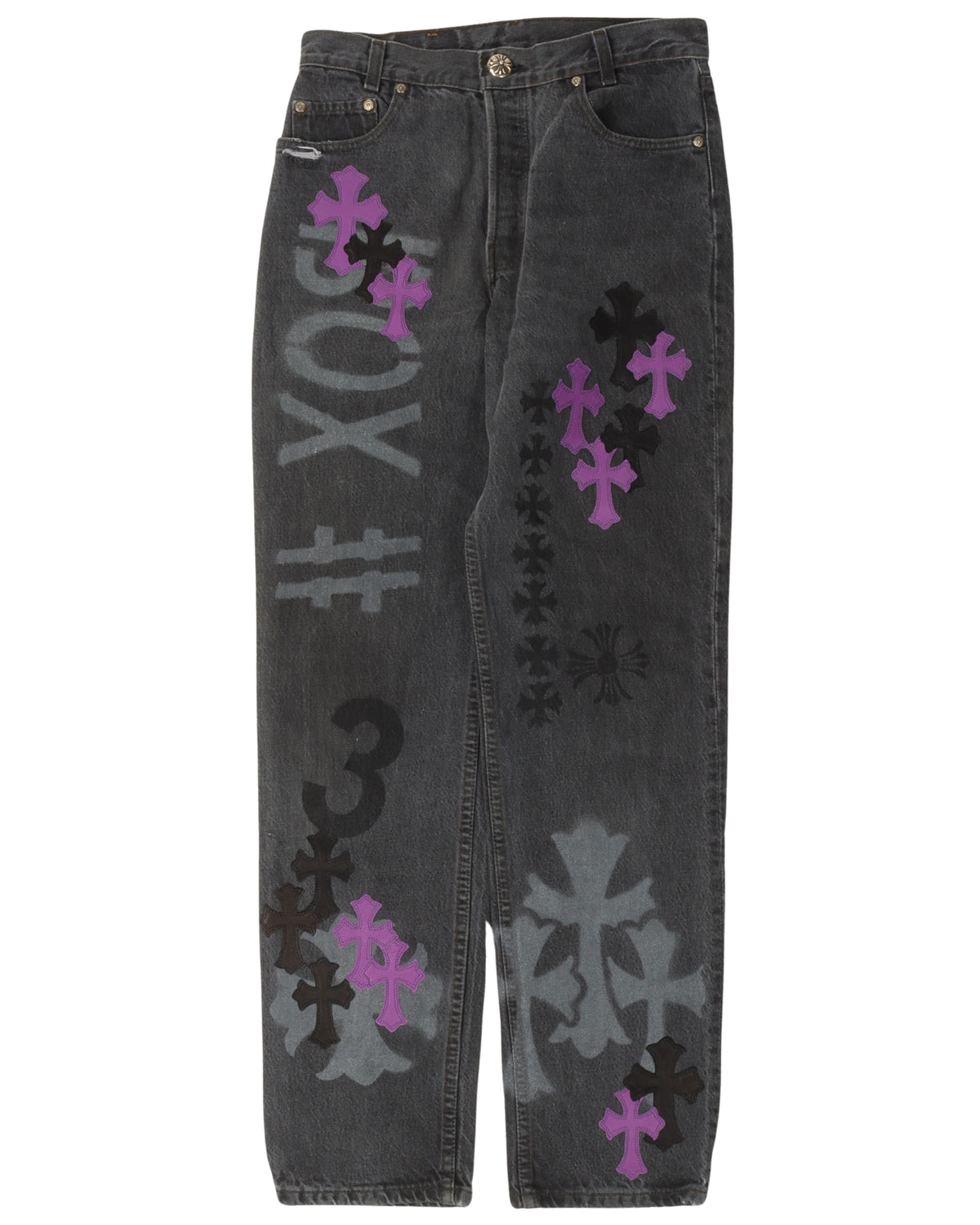 Online Exclusive Levi's Cross Patch Stencil Jeans