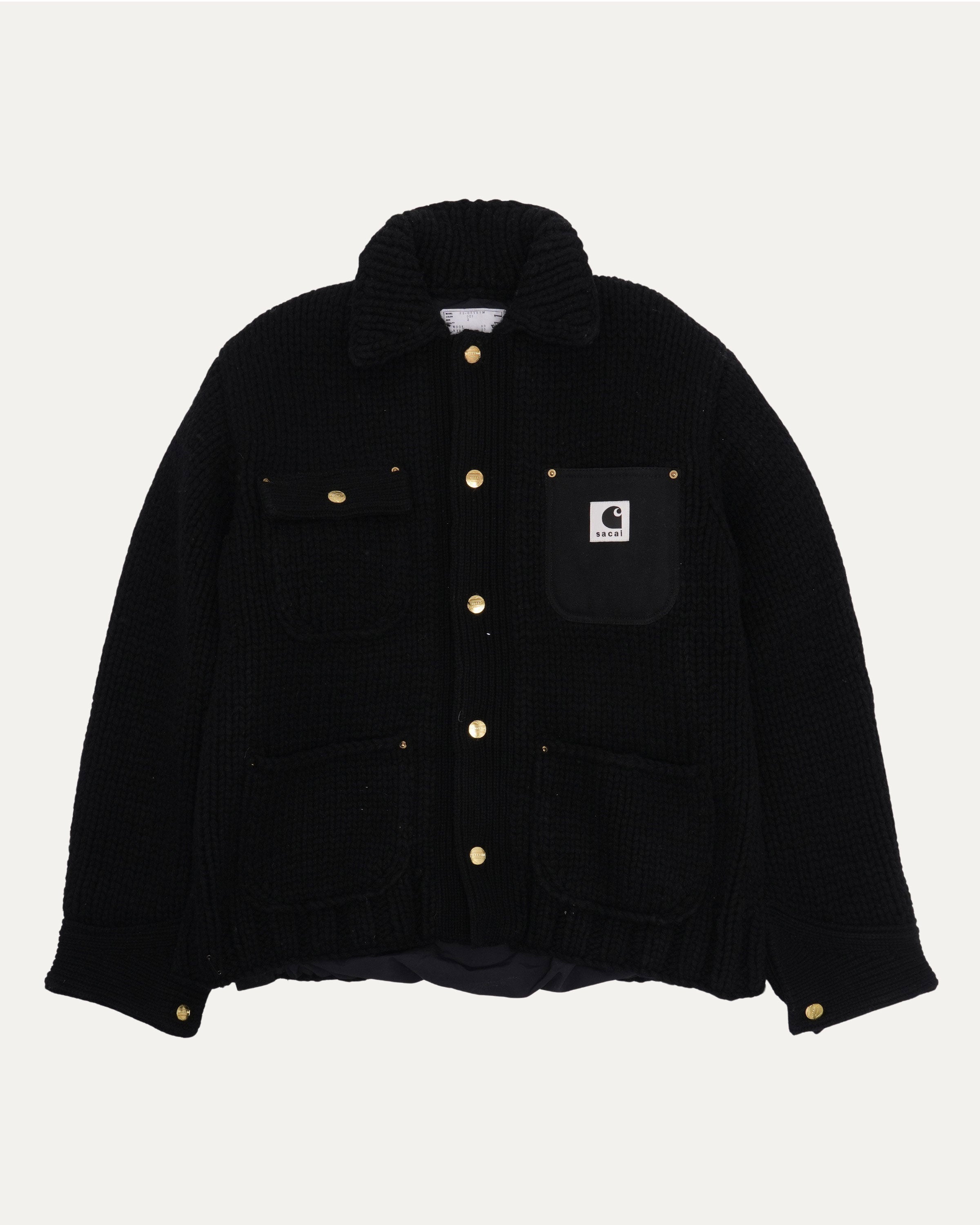 Sacai Carhartt WIP Knit Michigan Jacket – Justin Reed