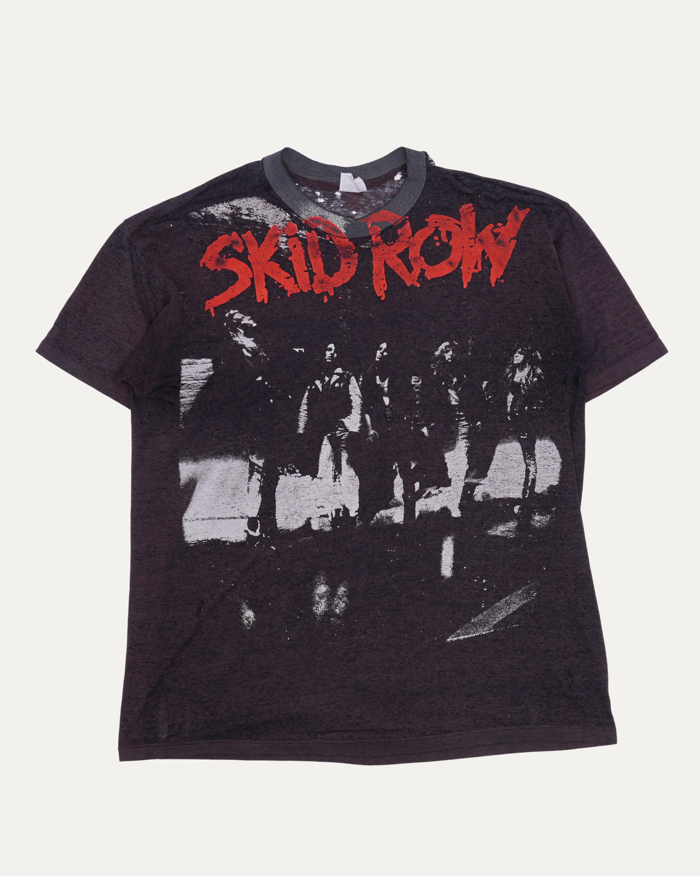 Skid Row Makin' A Mess 1989 Tour T-Shirt