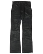 Multi-Cross Leather Fleur Knee Pants