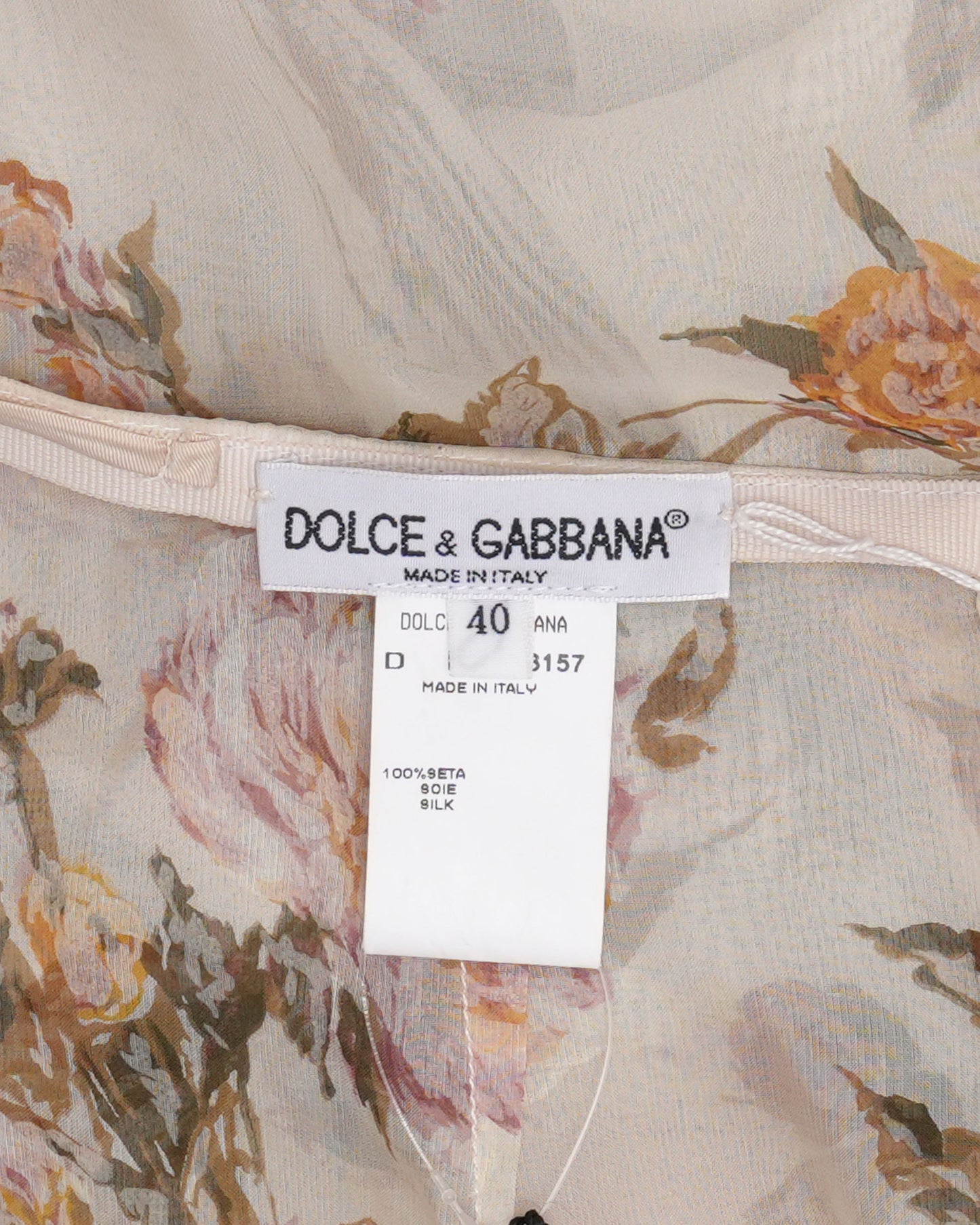 SS 1997 Sheer Floral Skirt