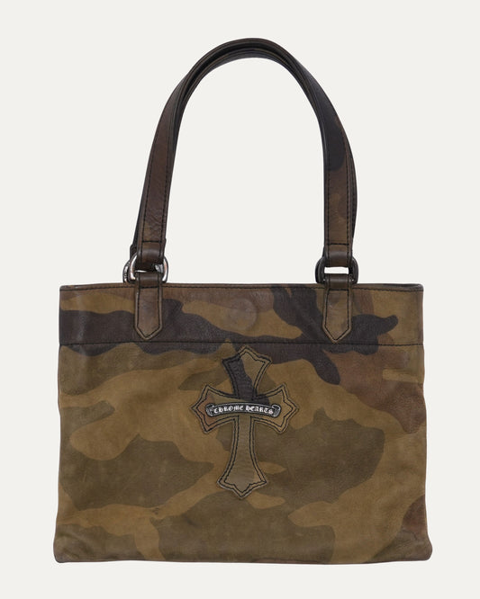 Camouflage Cross Patch Mini Tote Bag