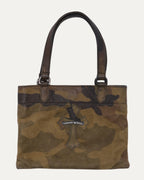 Camouflage Cross Patch Mini Tote Bag