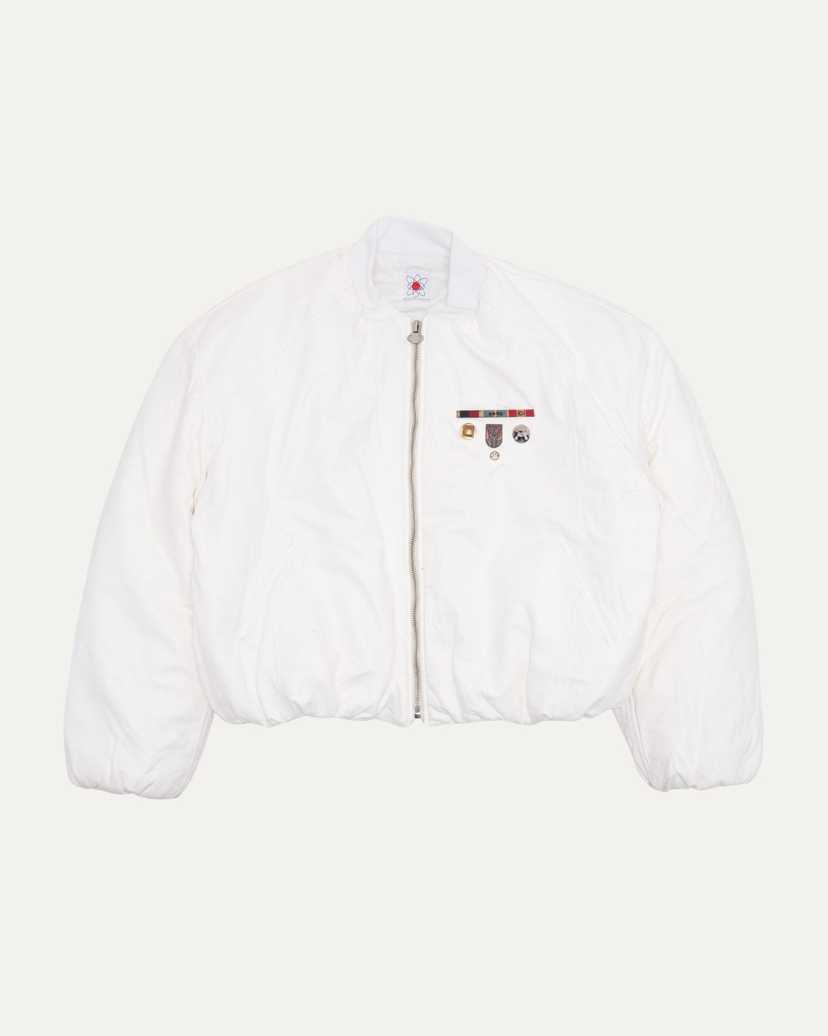 6'S Leather Bomber Jacket