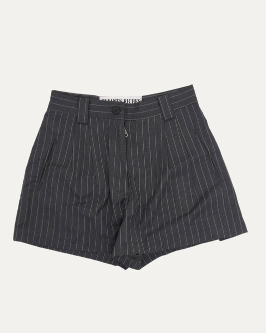 Pinstripe Tailored Shorts
