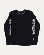 Neck Logo Long Sleeve Pocket T-Shirt