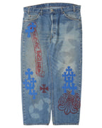 Levi's Stencil Cross Patch Jeans
