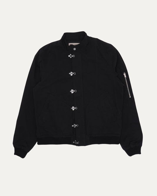 Front Clasp Bomber Jacket