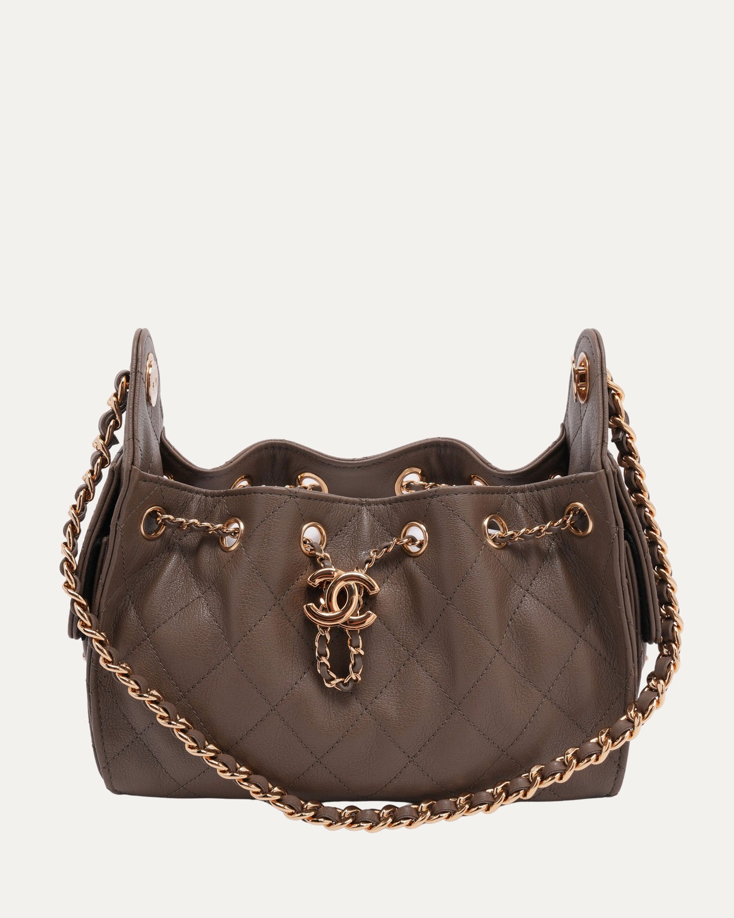 Caviar Leather Quilted Mini 25 Hobo Bag