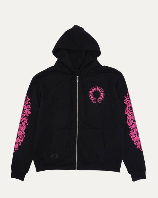Horseshoe Logo Zip Up Hoodie