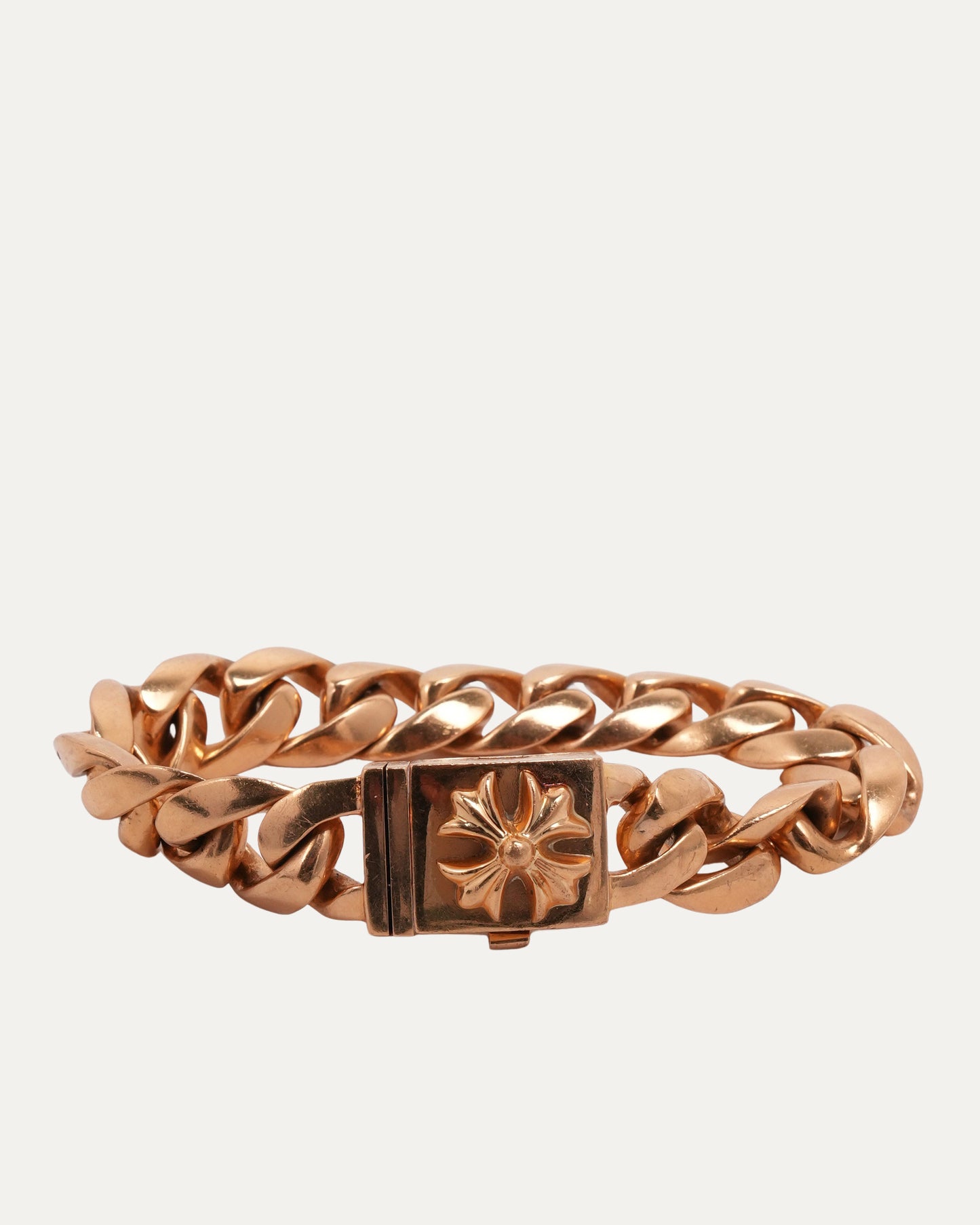 Gold Plus Cross Box ID Bracelet