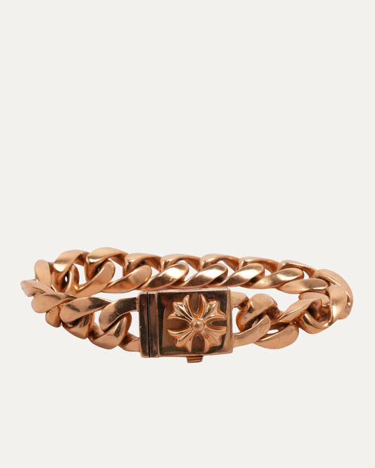 Gold Plus Cross Box ID Bracelet