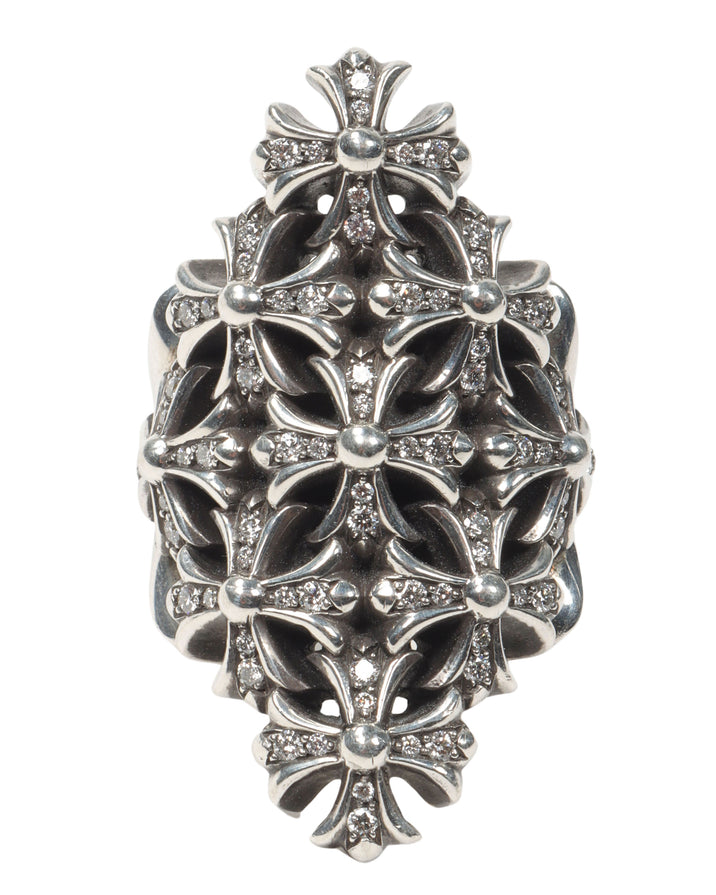 72 Diamond Chain Maille Ring