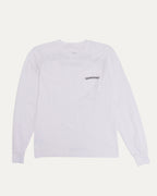 Scroll Logo Long Sleeve Pocket T-Shirt