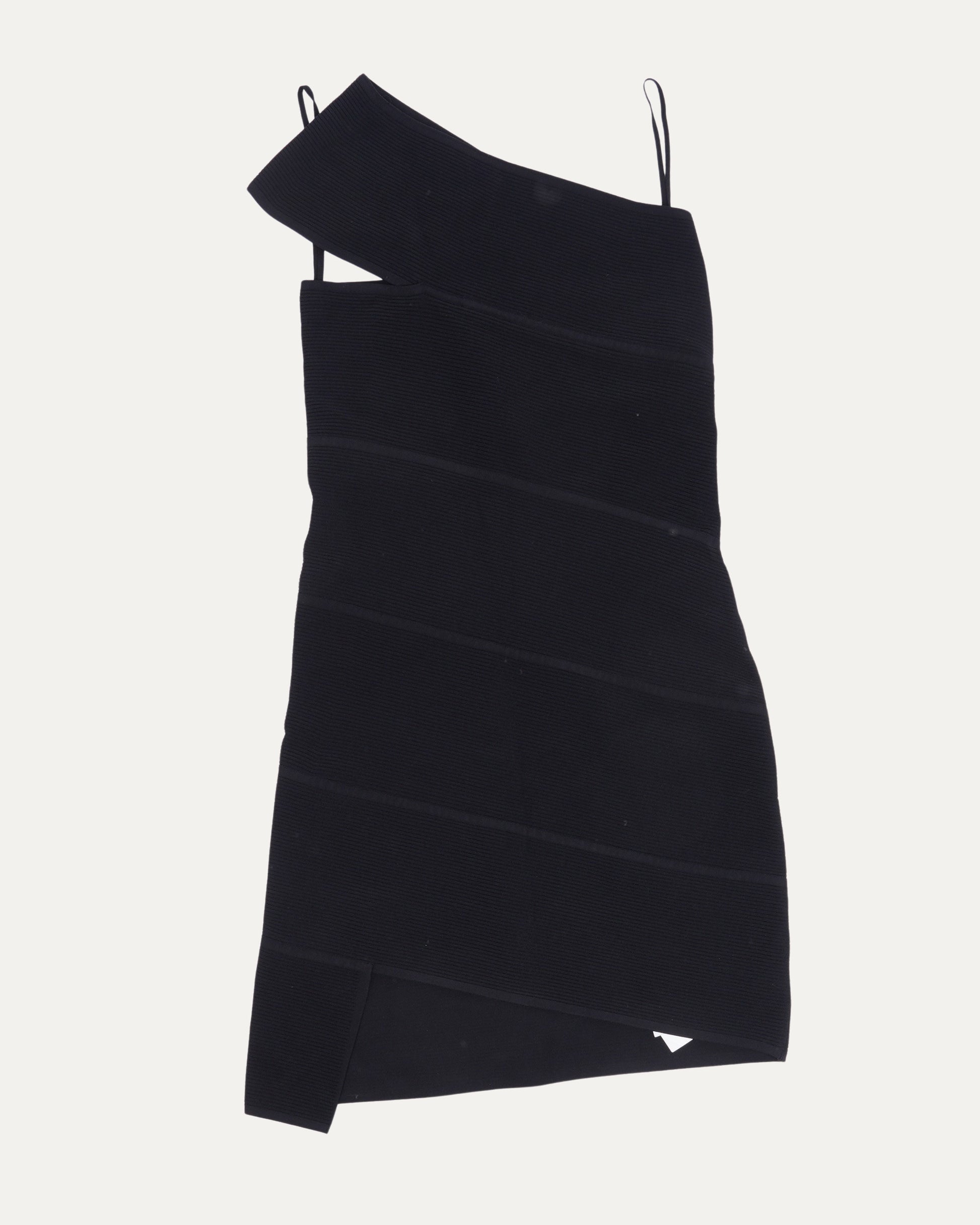 bottega veneta one shoulder dress Bottega Veneta One-Shoulder Drape Slit Dress