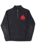 Paper Jam Cemetery Cross Patch Sweatshirt