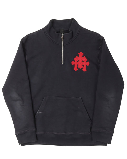 Paper Jam Cemetery Cross Patch Sweatshirt