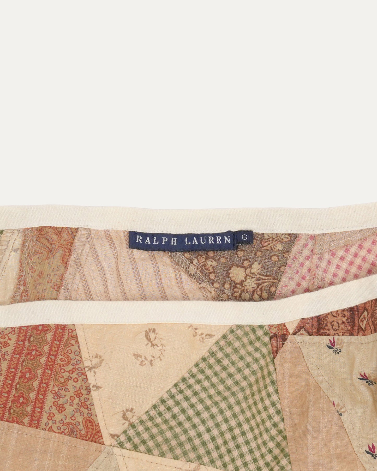 Patchwork Skirt With Tulle Underlayer