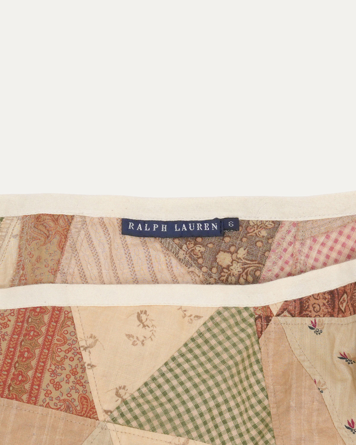 Patchwork Skirt With Tulle Underlayer