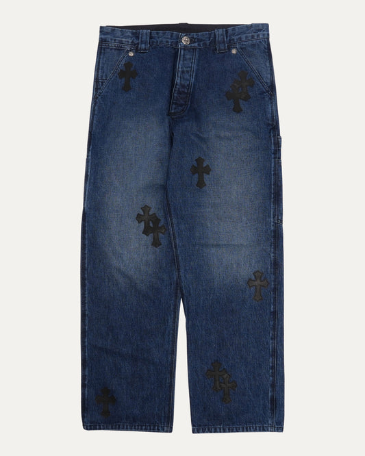 Turbo Diesel Carpenter Cross Patch Jeans