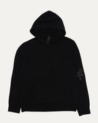 Cross Patch Cashmere Hooded Sweater