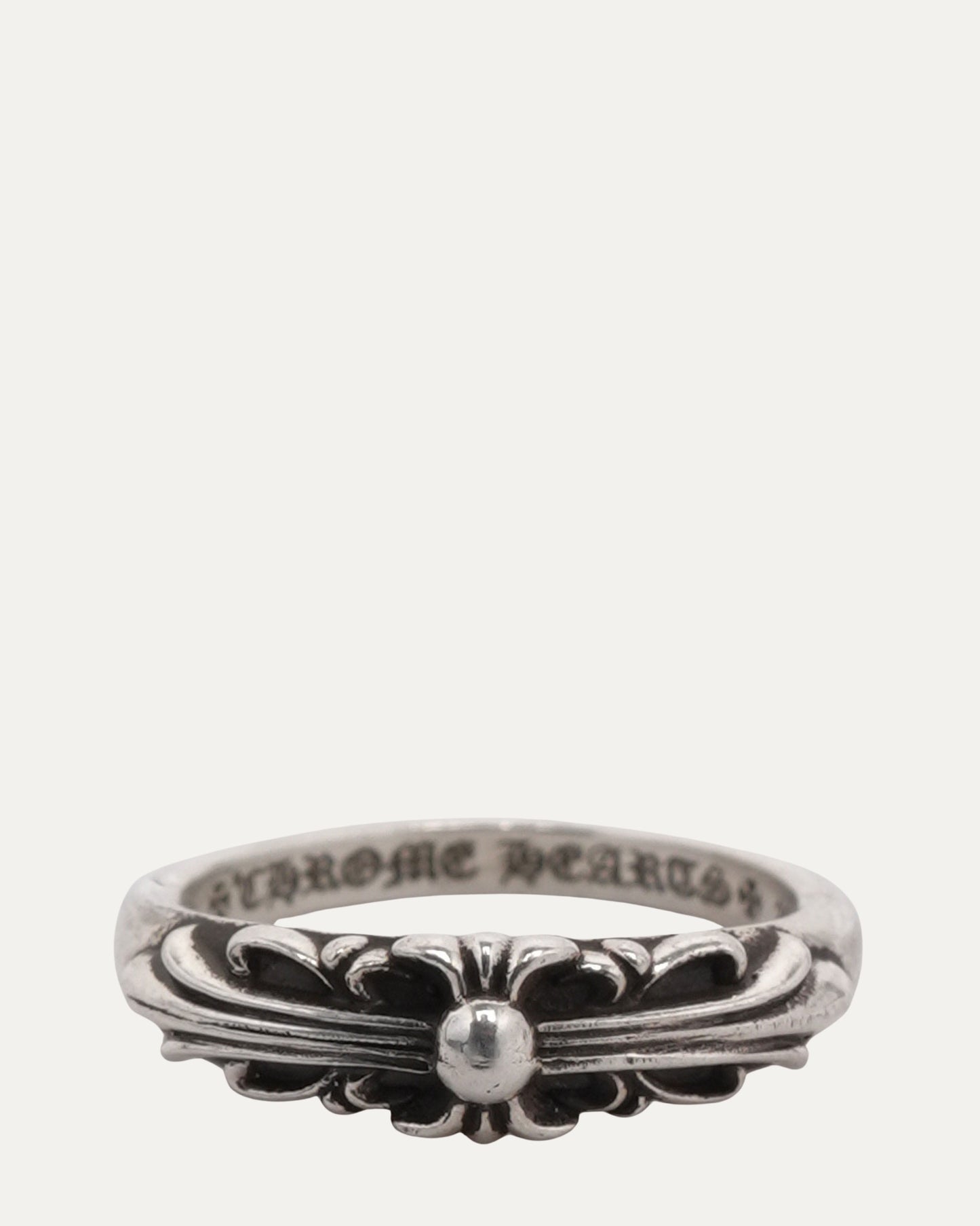 Mini Floral Cross Ring