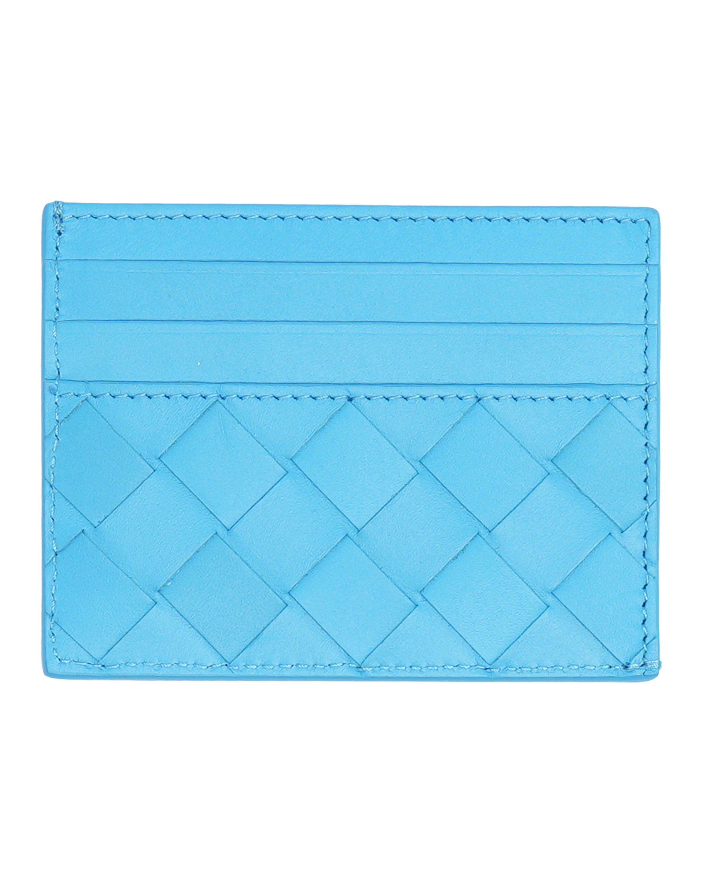 Intrecciato Leather Cardholder