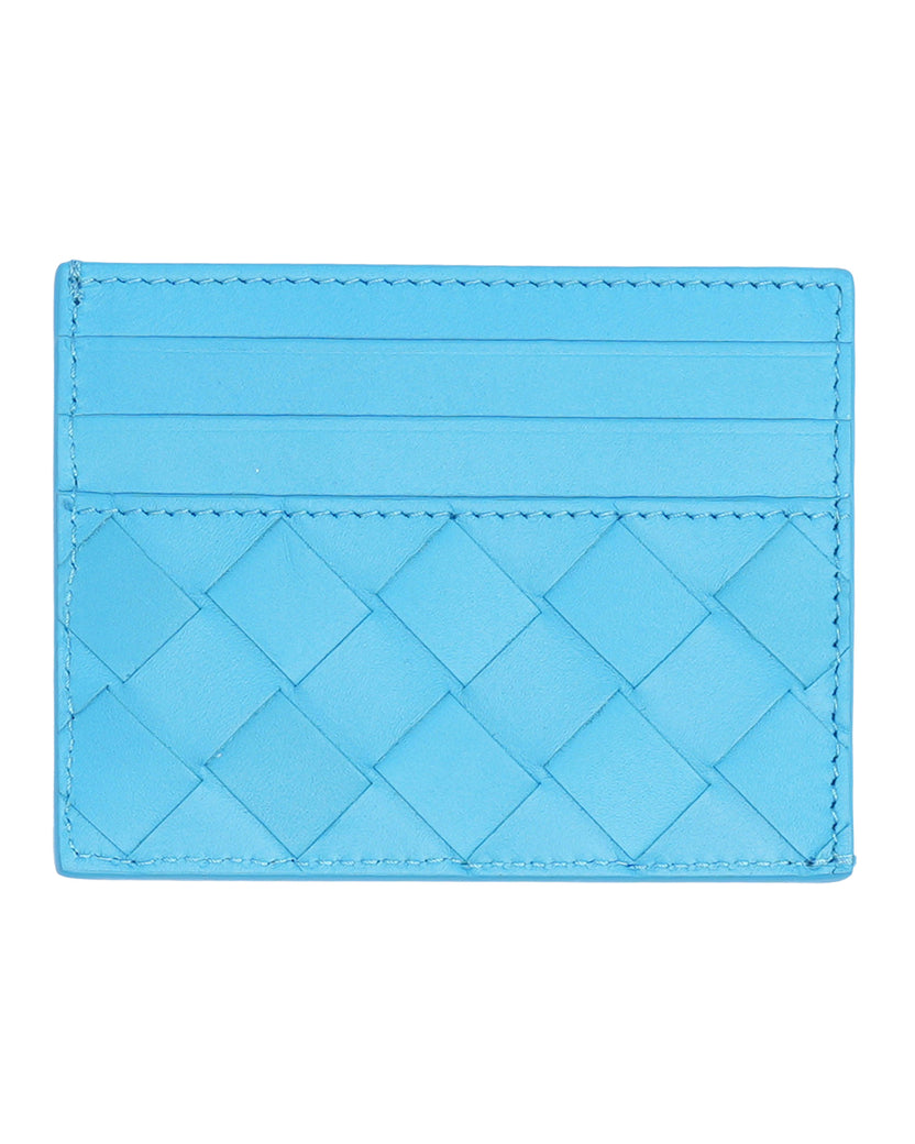 Intrecciato Leather Cardholder