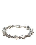 Silver Dice Bracelet