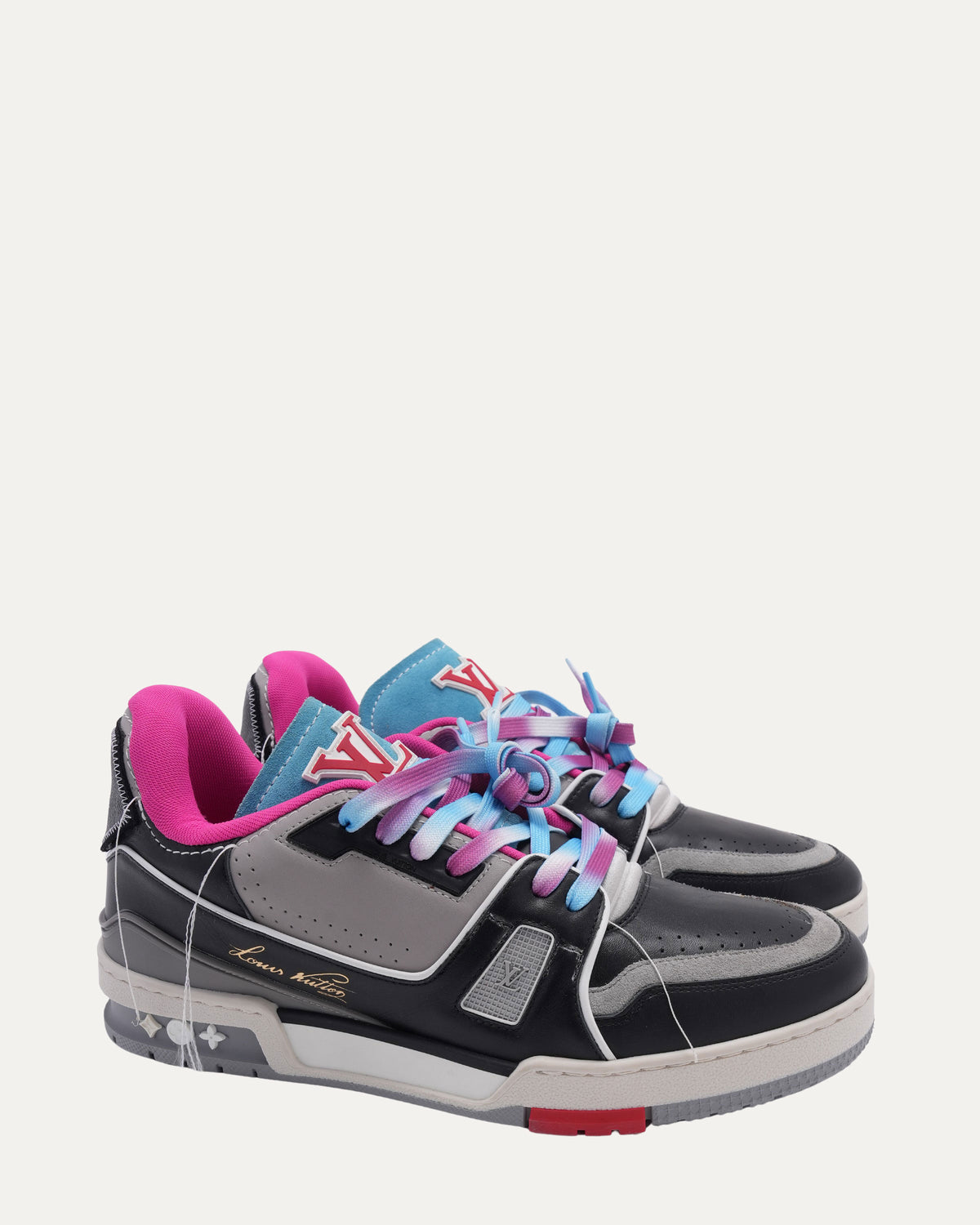 Upcycled LV Trainers