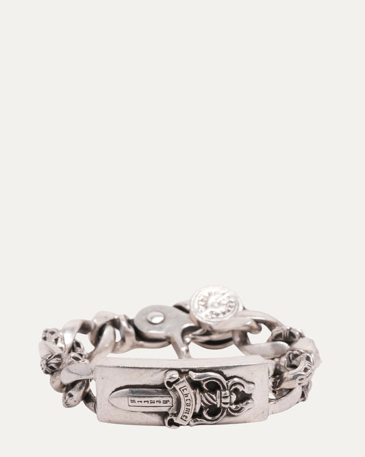 Fancy Link Dagger ID Bracelet
